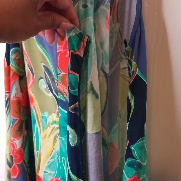 Ivy Street Multicolored Sleeveless Spaghetti Strap Jumpsuit - Picture 8 of 16